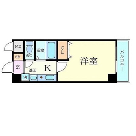 江坂駅 徒歩7分 4階の物件間取画像